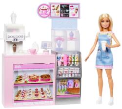 Mattel Barbie, Cafenea, set de joaca cu papusa si accesorii Papusa Barbie