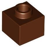 LEGO® Cărămidă modificată 1 x 1 x 2/3 găurită (6492305)