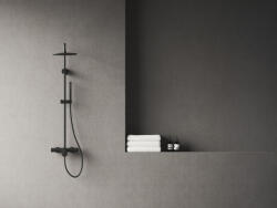  Spring állítható, nem termosztátos zuhanyoszlop, zuhanyszettel, matt fekete SG 098.20BLM (X070559)