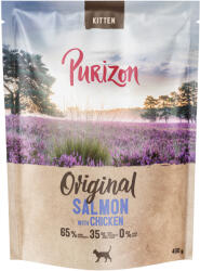 Purizon 400g Purizon Kitten lazac & csirke - gabonamentes száraz macskatáp