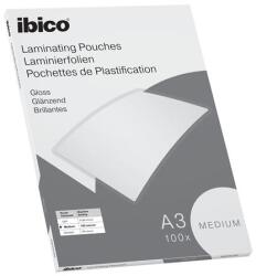 Ibico Meleglamináló fólia, 100 mikron, A3, fényes, IBICO "Medium" 627312 (627312)
