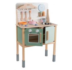 joueco Bucătărie din lemn JOUÉCO cu accesorii (JE80103) Bucatarie copii