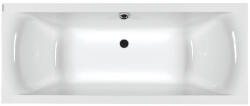 M-Acryl Helena fehér színű egyenes akril kád kádlábbal és peremrögzítőval 190x90 (12141)