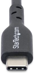 StarTech USB2CC2MNC USB-C Apa - USB-C Apa 2.0 Adat és Töltő Kábel - Fekete 2m