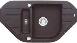 Alveus Niagara gránit mosogató 90x50 cm fekete 1126091 (1126091)