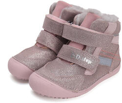 D. D. STEP Ghete imblanite fete, velcro , roz champagnes, 25/29 roz/champagne (1421E2)