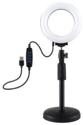 Puluz LED Puluz gyűrűs lámpa állítható állvánnyal PU391 (PU391) - boxon