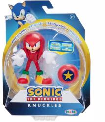 Sonic the Hedgehog Figurina articulata cu accesoriu, Sonic the Hedgehog, Knuckles, 10 cm Figurina