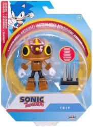 Sonic the Hedgehog Figurina articulata cu accesoriu, Sonic the Hedgehog, Trip, 10 cm Figurina