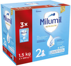 Milumil 2 tejalapú anyatej-kiegészítő tápszer 6-12 hó (1500 g)