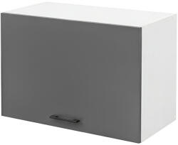  Praktik 60 felső szekrény 1 felnyíló ajtós, fehér-antracit (PR60F1ANYFHAN) - watermarkt