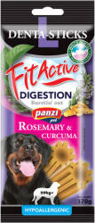 FitActive Hypoallergenic Denta-Sticks Digestion Rosemary & Curcuma - Batoane care susțin digestia și curăță dinții (L) 170 g