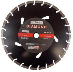  STONER 350 mm gyémánt vágótárcsa - szegmens/hullám, fekete (S12152)