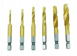  Elmax Titán bevonatú menetfúró készlet 6 db (M3-M10) bliszterben S11534 (S11534)