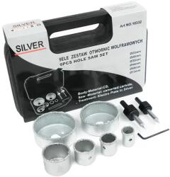  Elmax 9 részes wolfram bevonatos körkivágó készlet csempéhez S10332 (S10332)