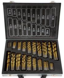  Titán bevonatú fémfúró készlet 170 db - tartós, precíz (S10410)