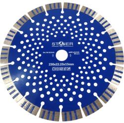  Elmax V-TURBO 230 mm gyémánt vágótárcsa 15 mm szegmenssel, száraz vágás S12141 (S12141)