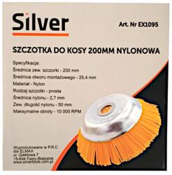  Nylon tárcsás tisztítókefe kaszához 200 mm, 25, 4 mm furattal (EX1095)