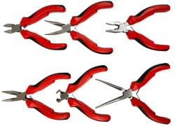  Mini fogókészlet 125 mm (6 db) - precíziós kéziszerszámok (S11076)