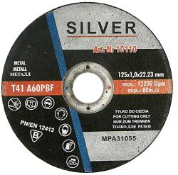 Silver fémvágó vágókorong 125×1, 0 mm - gyors, tiszta vágás (S10110)