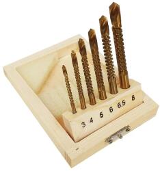  Elmax Maró fúrószár készlet 3-8 mm (6 db) - precíz faipari megmunkáláshoz S10417 (S10417)