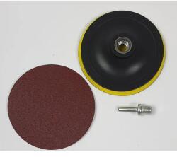  Elmax 180 mm polírozó adapter M14 menettel - szár + csiszolókorong S0263 (S0263)