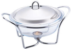 Berlinger Haus melegen tartó leveses tálaló edény hőálló üvegből, fedővel, 2.4 Literes (BH-1984)