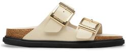 Birkenstock papuci cu toc plat pentru femei, din piele Arizona Droplet Buckle PPY2-KLD052_01X