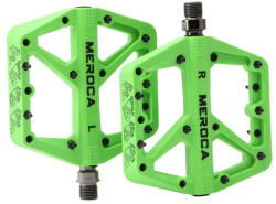 Spyral OEM Meroca ipari csapágyas műanyag platform pedál, cserélhető szegecsekkel, zöld