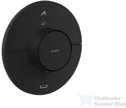 Hansgrohe AXOR SHOWERSELECT ID Round 2 funkciós falsík alatti termosztátos csaptelep, matt fekete 36751670 (36751670)