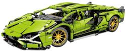  Joc de Construit, Flippy, Model Lamborghini, 1280 Piese, +6 Ani, Verde (136095)
