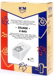 K&M Sac aspirator Zelmer, hartie, 5X saci, K&M AMBALAJ DETERIORAT (ADS-DUSTBAG-Z-PAP-K&M)