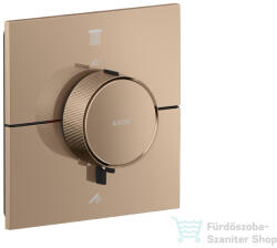 Hansgrohe AXOR SHOWERSELECT ID Square 2 funkciós falsík alatti termosztátos csaptelep, polírozott vörös arany hatású 36752300 (36752300)