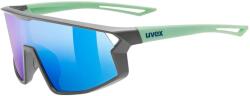 uvex Skyryse JR Gyermekszemüvegek - grey/green matt/mirror blue