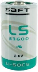Saft LS33600 3, 6V D góliát Lithium elem (Saft-LS33600)