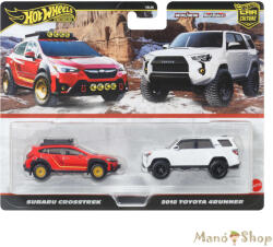 Mattel - Car Culture 2 db -os Pack - Subaru Crosstrek & 2018 Toyota 4Runner (JBK98)