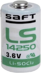 Saft LS750 LS14250 1/2AA Lithium 3, 6V elem (Saft-LS-750)