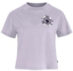 Fjällräven Fjällblomster Logo T-Shirt Women Tricou cu mânecă scurtă Lavender Mist S