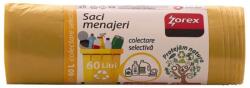 ZOREX Saci menajeri 60 L, LDPE, 10 buc/rola, verde, ZOREX (PC000495)
