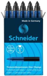 Schneider One Change golyóstoll betétek 5 db-os - fekete utántöltő