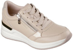 Skechers Billion 2 High End női fűzős cipzáros sneaker félcipő 177341-NAT