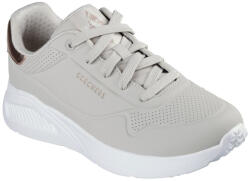 Skechers Uno Lite Shimmer Along női fűzős natúrszín sneaker cipő 177291-NAT