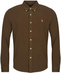 Ralph Lauren Cămăsi mânecă lungă Bărbați CHEMISE AJUSTEE COL BOUTONNE EN POLO FEATHERWEIGHT Polo Ralph Lauren Maro EU L