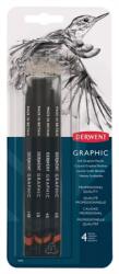 Derwent Grafitceruza szett 4db-os DERWENT puha HB, 2B, 4B, 6B (39005)