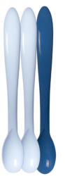 Baby-Nova hosszúnyelű kanál 3 db - kék