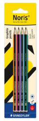 STAEDTLER Grafitceruza készlet, HB, hatszögletű, STAEDTLER "Noris® 120 colour edition", 4 darab (TS120SBK4) - tintasziget