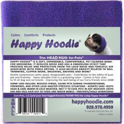  Happy Hoodie - nyugtató fejpánt kutyáknak és macskáknak Szín: Lila, Méret: S