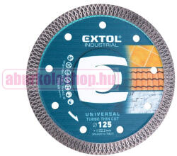 Extol Vágókorong, gyémánt, ipari 115 x 1, 5 x 22, 2 mm, extra vékony, turbo EXTOL (8703041)