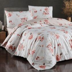 First Choice Lenjerie pat dublu bumbac ranforce Eliza Mink cu flori Lenjerie de pat