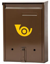  Postaláda álló 22x32cm kürtös tolózáras barna (BAL-000101)